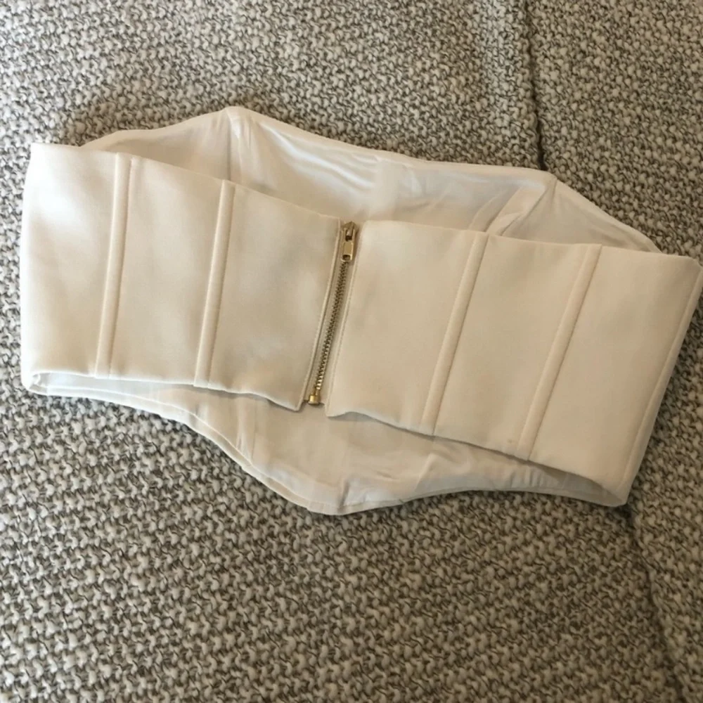 Oh polly white corset crop top - Picture 3 of 5